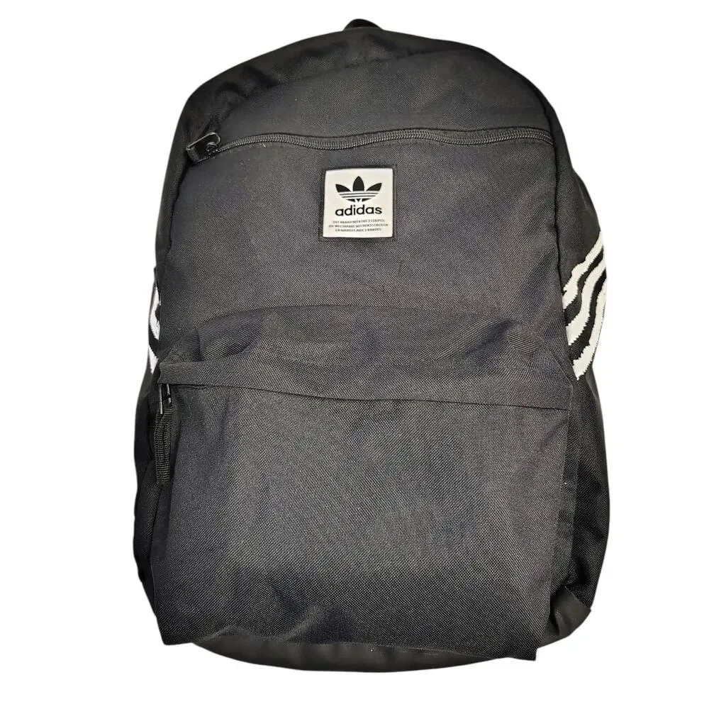 Adidas Originals National 3-Stripes Backpack EV8026 Black FLAWED